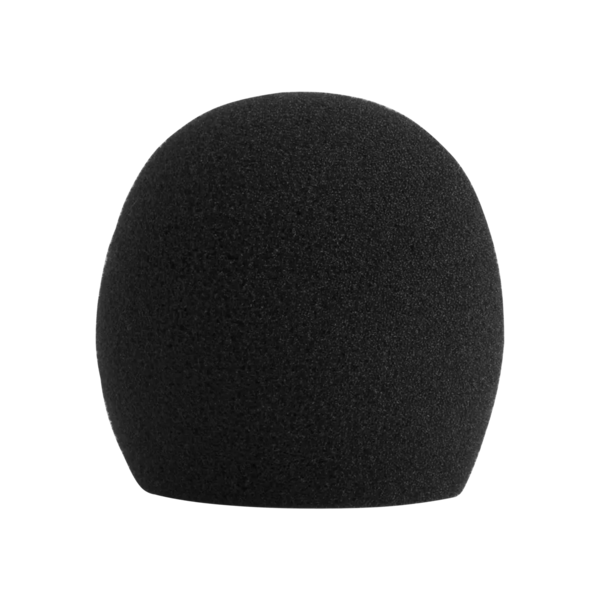 BLACK FOAM WINDSCREEN FOR ALL SHURE BALL TYPE MICROPHONES