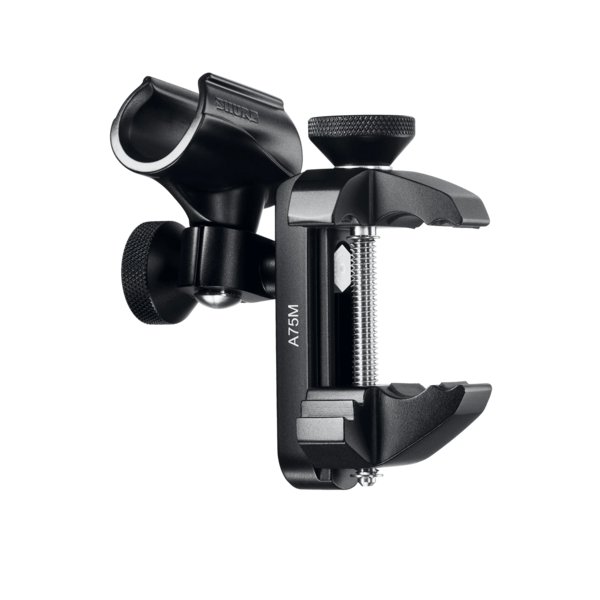 UNIVERSAL MICROPHONE MOUNT WITH LARGE AND SMALL CLIP ADAPTERS AND UNIVERSAL THREADED ADAPTER POST