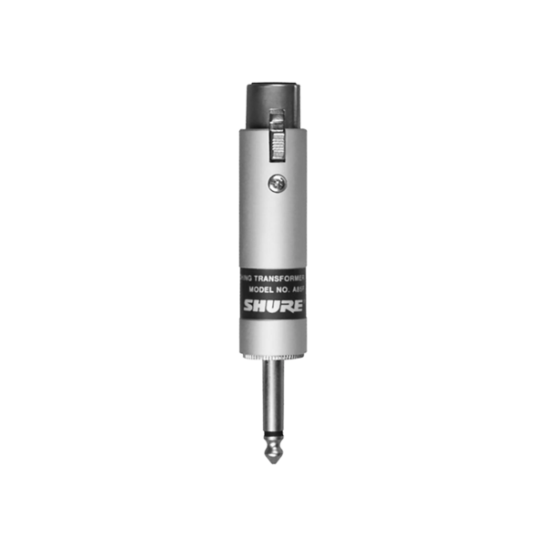 TRANSFORMER; LOW Z, FEMALE XLR TO HIGH Z 1/4IN PHONE PLUG