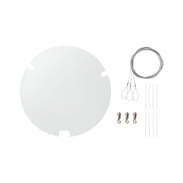 GRIPPLE SUSPENSION MOUNT KIT, ROUND, WHITE COVER FOR MXA