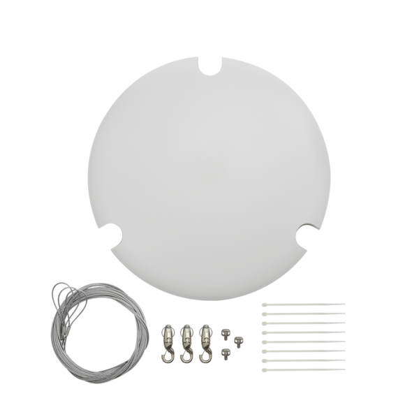 GRIPPLE MOUNT KIT, MXA901 ROUND, WHITE
