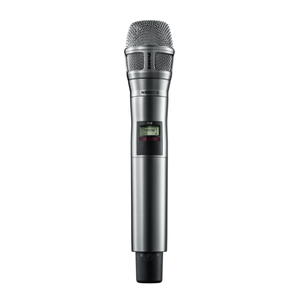 HANDHELD WIRELESS MICROPHONE TRANSMITTER,METAL,SUPERCARDIOID DYNAMIC CAPSULE,NICKEL
