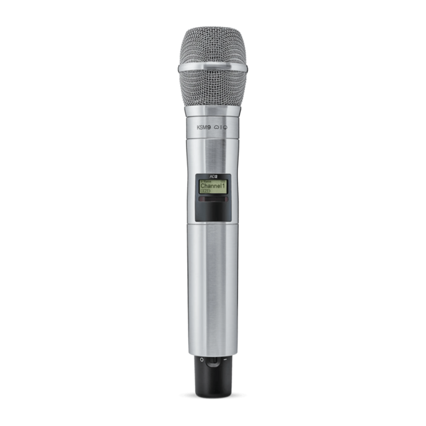 HANDHELD TRANSMITTER WITH KSM9 MIC HEAD (NICKEL)