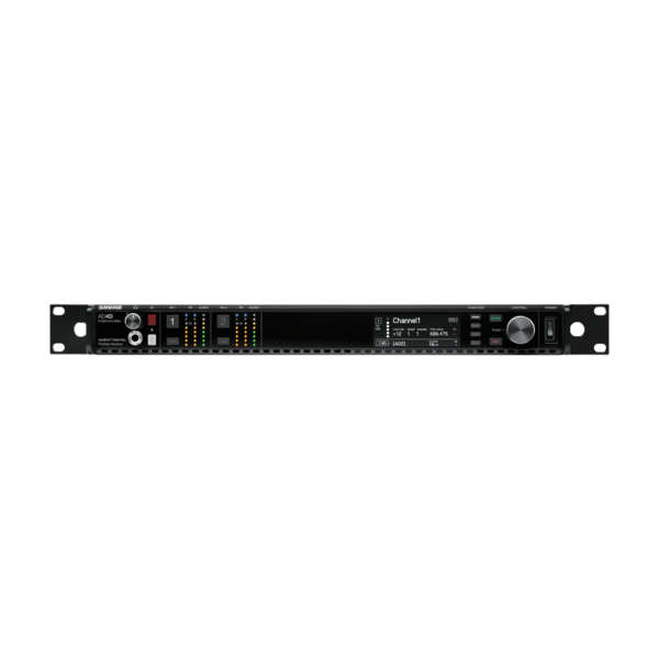 AXIENT DUAL-CHANNEL RECEIVER INCLUDES LOCKING POWER & JUMPER CABLES, 1/2 WAVE ANTENNAS / 1RU