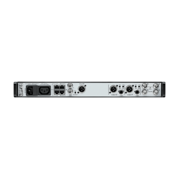 AXIENT DUAL-CHANNEL RECEIVER INCLUDES LOCKING POWER & JUMPER CABLES, 1/2 WAVE ANTENNAS / 1RU