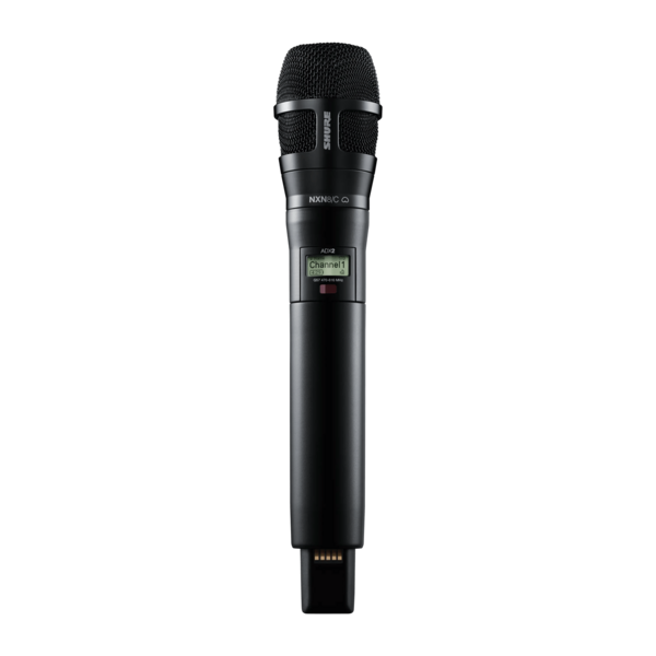 HANDHELD WIRELESS MICROPHONE TRANSMITTER,METAL,CARDIOID DYNAMIC CAPSULE,BLACK