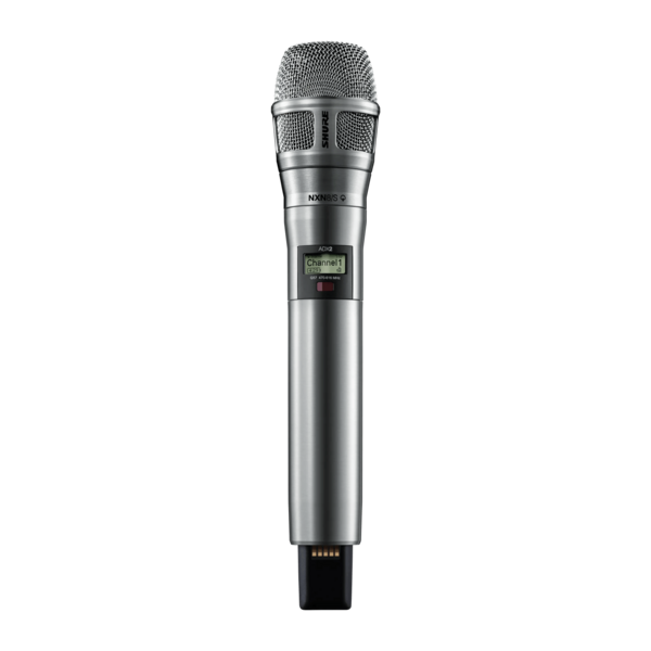 HANDHELD WIRELESS MICROPHONE TRANSMITTER,METAL,SUPERCARDIOID DYNAMIC CAPSULE,NICKEL