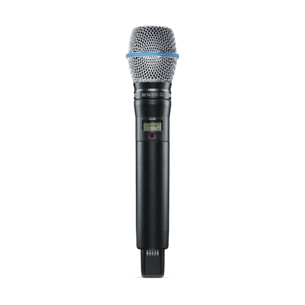 SINGLE FREQUENCY, SHOWLINK-ENABLED HANDHELD TRANSMITTER, FREQ 470-608, 614-616 MHZ