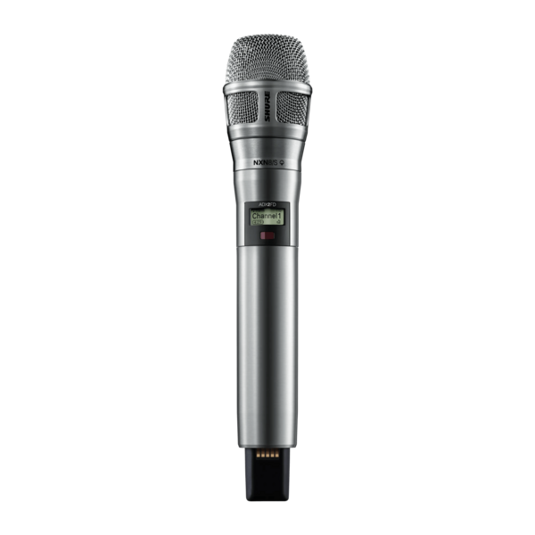 HANDHELD WIRELESS MICROPHONE TRANSMITTER,METAL,SUPERCARDIOID DYNAMIC CAPSULE,NICKEL