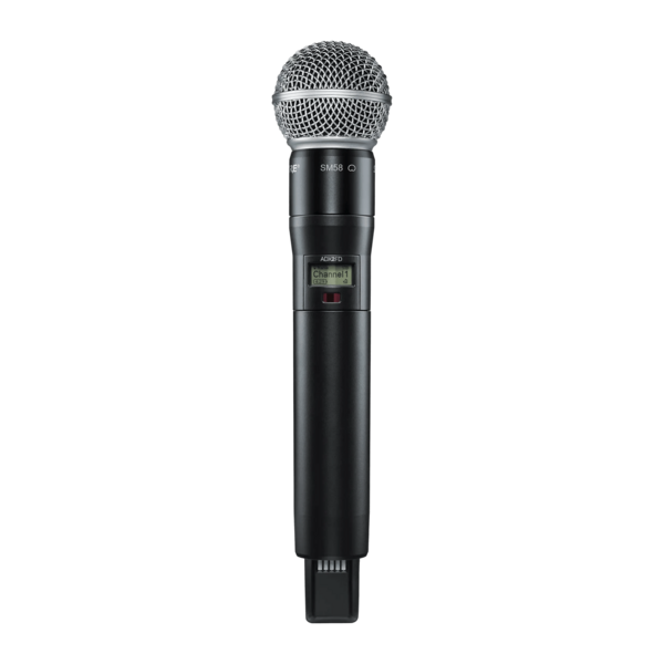 FREQUENCY DIVERSITY, SHOWLINK-ENABLED HANDHELD TRANSMITTER