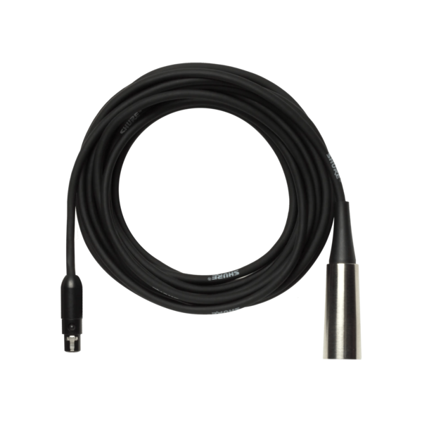 12FT CABLE, 3-PIN MINI CONNECTOR (TA3F) TO MALE XLR, USED WITH MX393