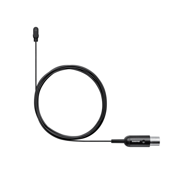 DURAPLEX OMNIDIRECTIONAL WATERPROOF SUBMINIATURE LAPEL, BLACK, MTQG