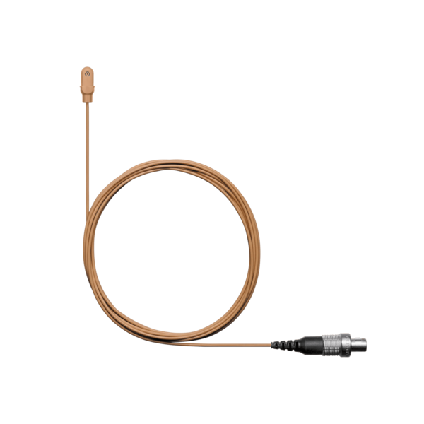 DURAPLEX OMNIDIRECTIONAL WATERPROOF SUBMINIATURE LAVALIER, COCOA, LEMO