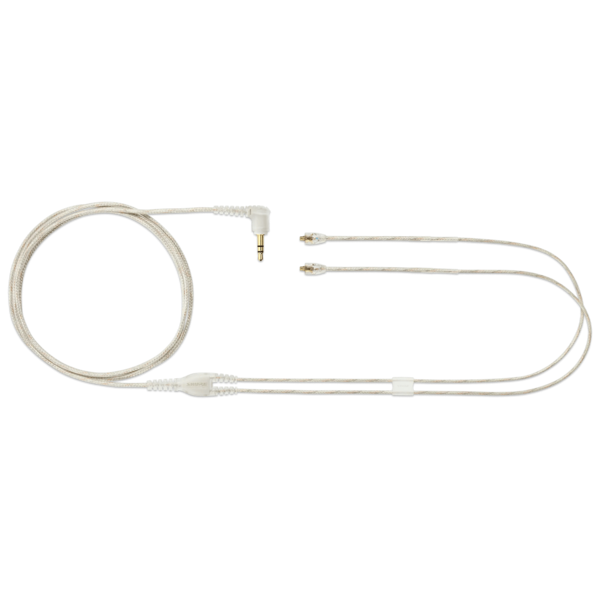 DETACHABLE EARPHONE CABLE, 64IN (CLEAR, SEALABLE BAG)
