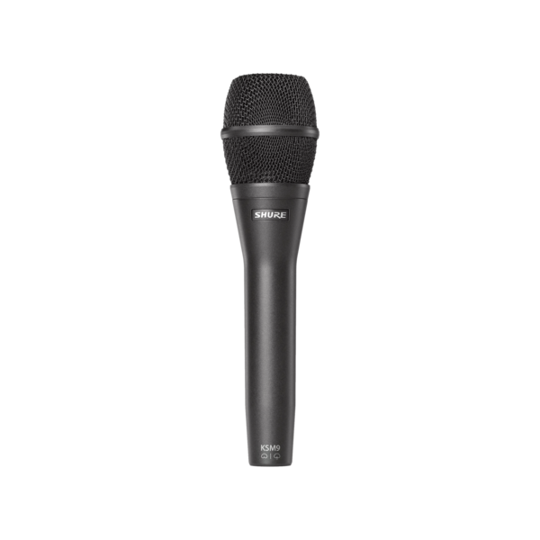 DUAL PATTERN (CARDIOD/SUPERCARDIOD) CONDENSER HANDHELD VOCAL MICROPHONE (CHARCOAL)