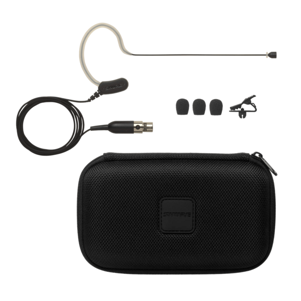 OMNIDIRECTIONAL EARSET HEADWORN MICROPHONE, BLACK
