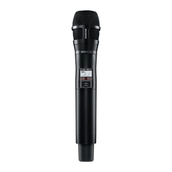 QLX-D HANDHELD TRANSMITTER,CARDIOID DYNAMIC CAPSULE,H50 (534-598 MHZ) WIRELESS FREQUENCY BAND,BLACK