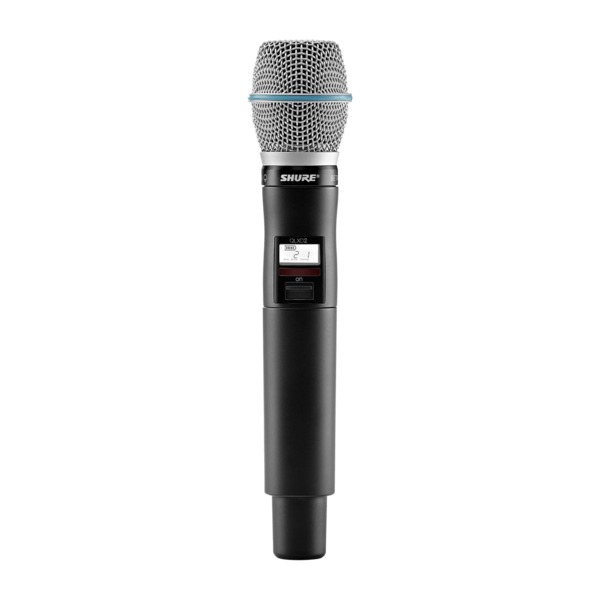 QLX-D DIGITAL HANDHELD WIRELESS TRANSMITTER WITH BETA 87A MIC / HANDHELD MIC COMPONENT ONLY