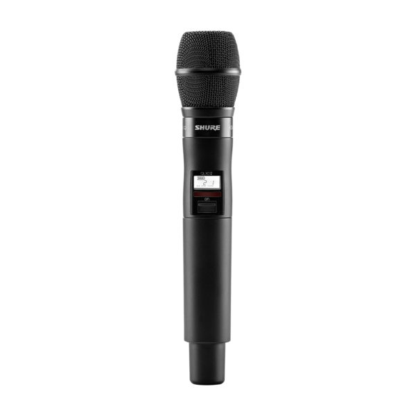 QLX-D DIGITAL HANDHELD WIRELESS TRANSMITTER WITH BLACK KSM9 MIC / HANDHELD MIC COMPONENT ONLY