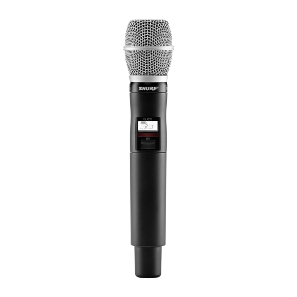 QLX-D DIGITAL HANDHELD WIRELESS TRANSMITTER WITH SM 86 MIC / HANDHELD MIC COMPONENT ONLY
