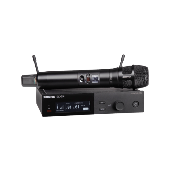 WIRELESS SYSTEM WITH NEXADYNE 8/C HANDHELD TRANSMITTER,J52 (558-616 MHZ) WIRELESS FREQUENCY BAND