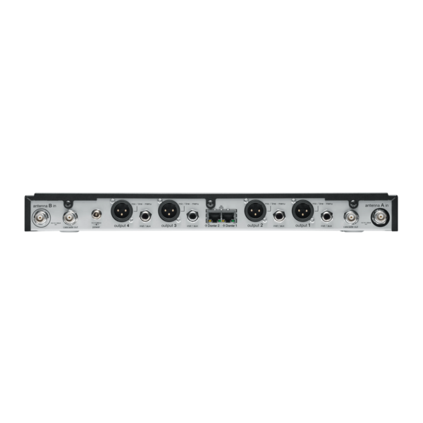SLXD4QDAN+ SLX-D DIGITAL QUAD 4-CHANNEL RECEIVER WITH DANTE, 19" RACK KIT & 2 X 1/4 WAVE ANTENNAS