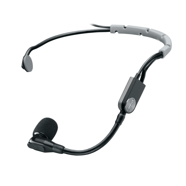 HEADSET CARDIOID CONDENSER MIC WITH SNAP-FIT WINDSCREEN AND INLINE XLR PREAMP