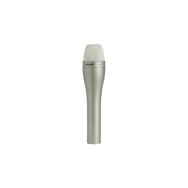 DYNAMIC MICROPHONE, OMNIDIRECTIONAL, CHAMPAGNE, 3-PIN XLR CONNECTOR WITH 14,5 CM HANDLE