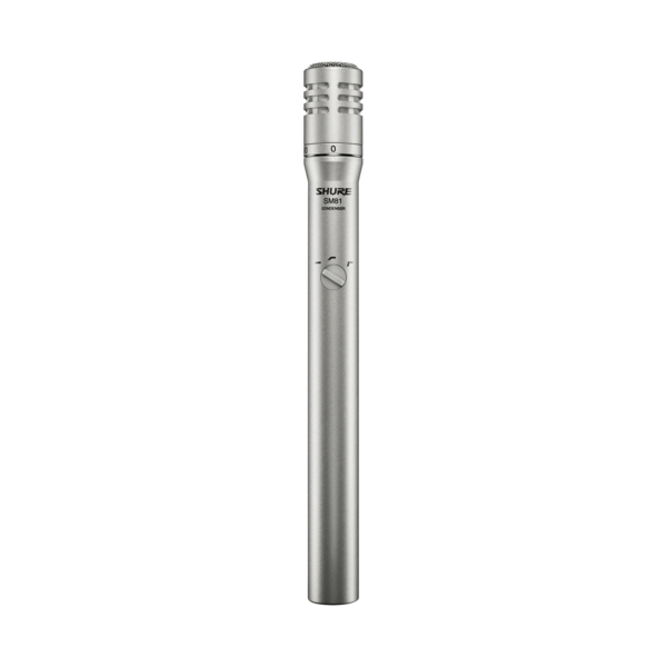 CARDIOID CONDENSER WITH 10DB ATTENUATOR AND 3 POSITION LOW-CUT FILTER, WITH FOAM WINDSCREEN