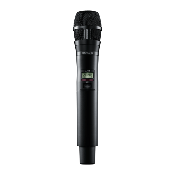 DIGITAL HANDHELD TRANSMITTER WITH NEXADYNE 8/C CAPSULE,H50 (534-598 MHZ) FREQUENCY RANGE,BLACK