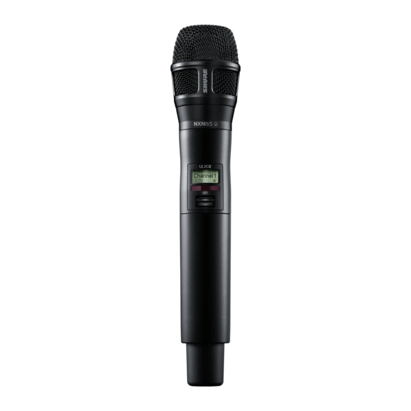 ULX-D HANDHELD TRANSMITTER,SUPERCARDIOID DYNAMIC CAPSULE,J50A (572-616 MHZ) WIRELESS BAND,BLACK