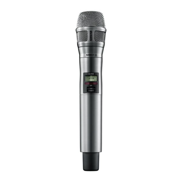 ULX-D HANDHELD TRANSMITTER,SUPERCARDIOID DYNAMIC CAPSULE,G50 (470-534 MHZ) WIRELESS BAND,NICKEL