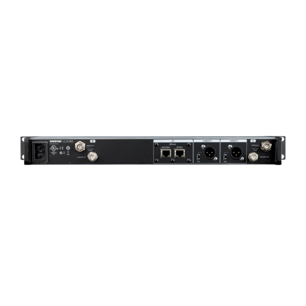 ULX-D DIGITAL DUAL-CHANNEL WIRELESS RACKMOUNT RECEIVER / 1RU / RECEIVER COMPONENT ONLY