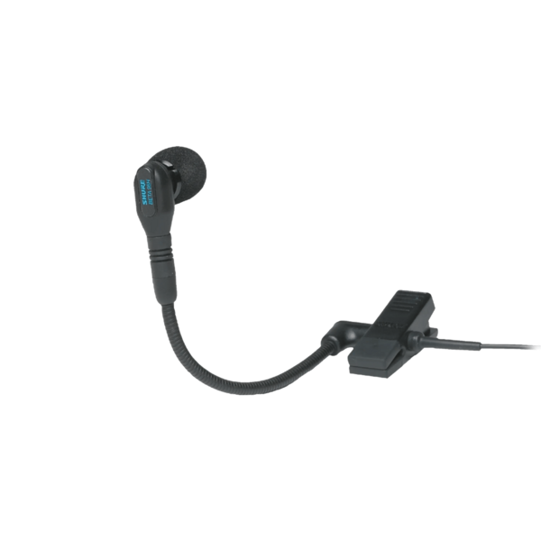 BETA 98H/C CLIP-ON CONDENSER INSTRUMENT MICROPHONE TERMINATED TO 4-PIN MINI-CONNECTOR (TA4F)
