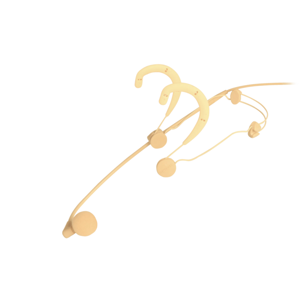 BETA 54 SUPERCARDIOID CONDENSER HEADWORN MICROPHONE, TAN, 5FT ATTACHED CABLE WITH 4-PIN MINI
