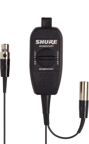 IN-LINE MUTE SWITCH FOR LX1, PG1, PGX1, SC, SLX, T1, U1, UC1,ULX1, UR1 BODYPACK TRANSMITTERS