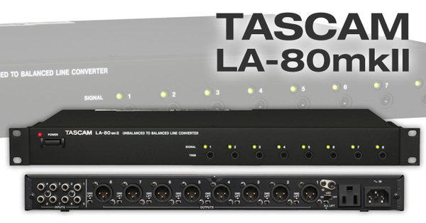 8CH UNBALANCED TO BALANCED LINE CONVERTER