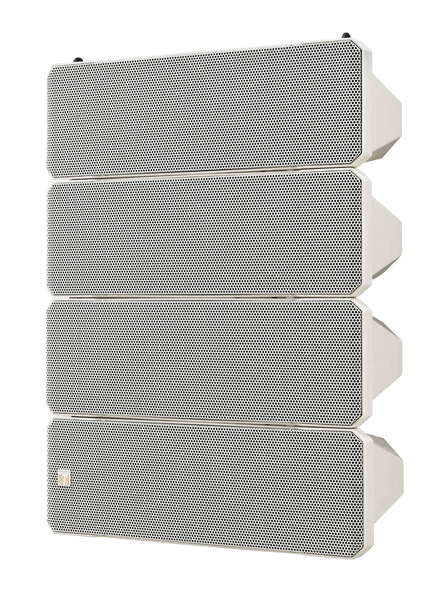 VARIABLE DIRECTIVITY SPEAKER-8 X 5.5" WOOFERS- 4 X 1" WAVEGUIDE-LOADED HF COMPRESSION DRIVERS/ WHITE