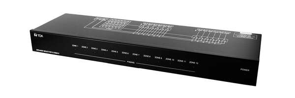 MULTI-ZONE SPEAKER SELECTOR. INCLUDES AD-246 POWER SUPPLY
