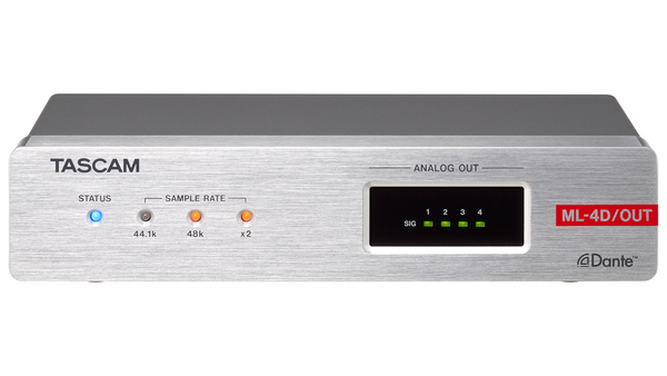 LINE OUTPUT DANTE CONVERTER W/DSP XLR