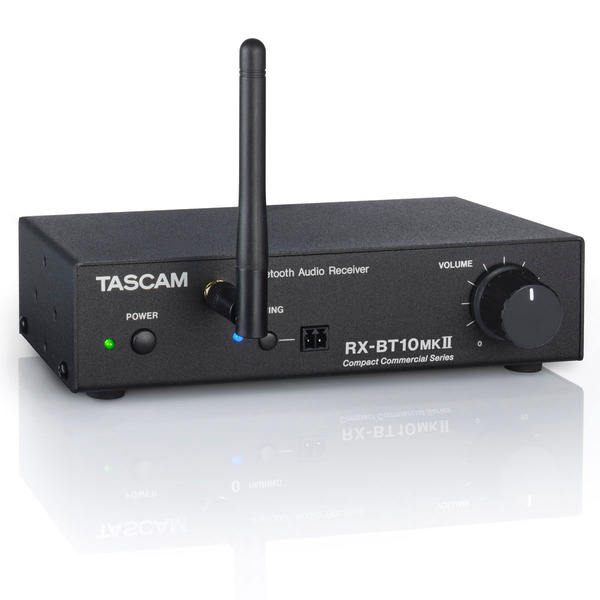 COMPACT PROFESSIONAL STEREO BLUETOOTH RECEIVER (BT 5.1), XLR & RCA OUTPUT, EXTENDABLE BT ANTENNA