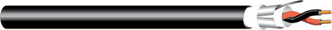 2 CONDUCTOR 12AWG 19X 25 SHIELDED CL3- FPL RATED INDOOR/OUTDOOR DB WET LOCATION