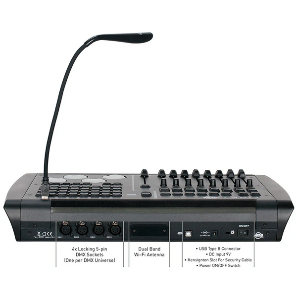 LINK; ADJ 4-UNIVERSE DMX HARDWARE CONTROLLER FOR USE WITH IPAD AND ADJ'S AIRSTREAM LINK IOS APP