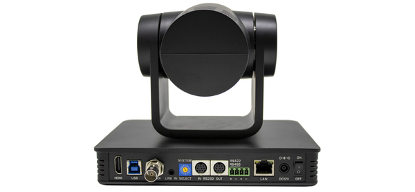 HD PTZ CAMERA WITH 20X OPTICAL ZOOM- SDI, USB3.0, HDMI, RS-232. DC OR POE POWER. WALL MOUNT / WHITE