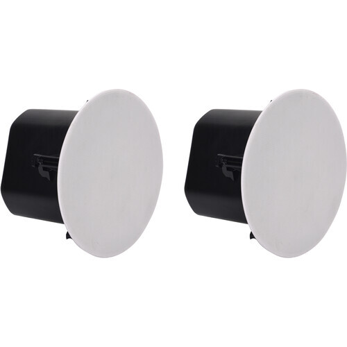 6.5" 30W Active Ceiling Speakers with Dante (Pair)