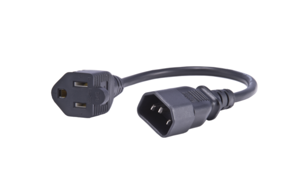 POWER CABLE WITH C14 AND NEMA PLUG TYPES FOR CONNECTING POWER TO NXA-PDU-1508-8