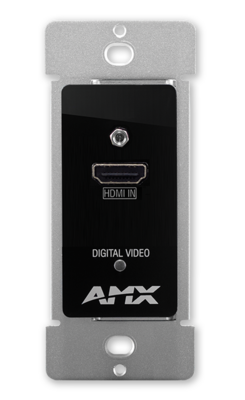 DXLINK 4K HDMI DECOR STYLE WALLPLATE TRANSMITTER (US), 4K AND UHD SUPPORT, HDCP COMPLIANT, WHITE