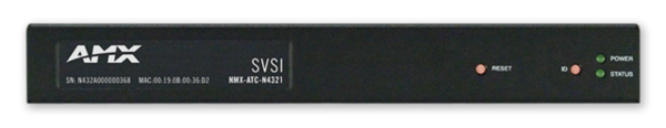 AUDIO TRANSCEIVER IS AN AUDIO-OVER-IP SOLUTION THAT BOTH SENDS & RECEIVES 2 CH AUDIO OVER IP