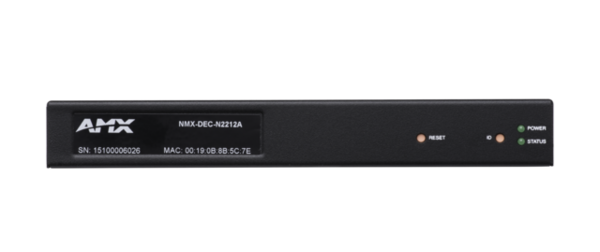 SVSI STAND-ALONE JPEG2000 DECODER WITH ULTRA-LOW LATENCY FOR 1080P/60HZ, RJ45, SERIAL,