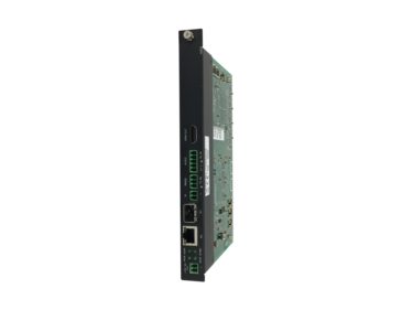 SVSI H.264 DECODER CARD WITH USB FOR RECORD, ONE SFP FIBER/RJ45 COPPER NETWORK PORT CAGE,